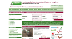 Desktop Screenshot of lastminutevakantiehuizen.com